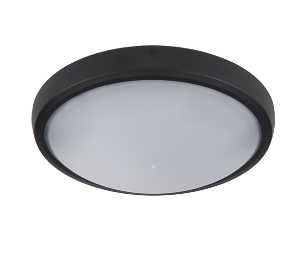 LED STROPNA SVETILKA BRLED 12W ČRNA IP54