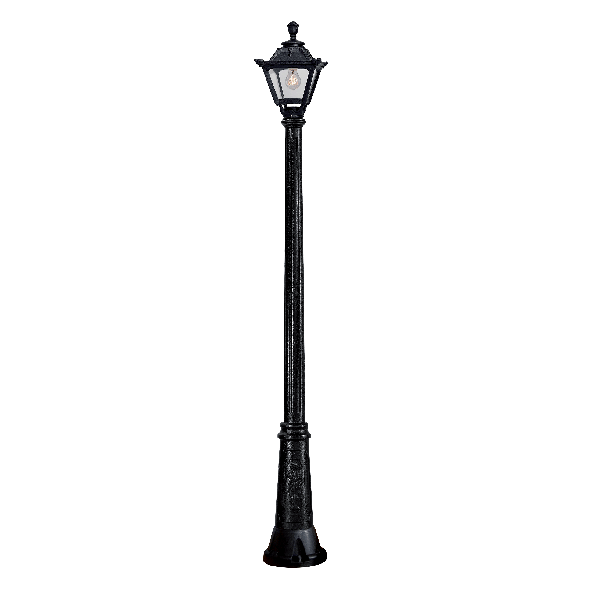Golia LED vrtna svetilka 8W 4000K H2100 IP55 črna