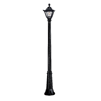 Golia LED vrtna svetilka 8W 4000K H2100 IP55 črna – Elbrand