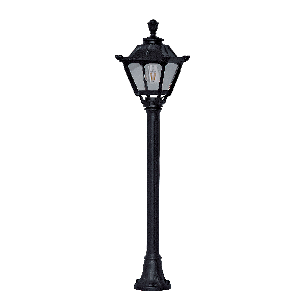 Golia LED vrtna svetilka 8W 4000K H1100 IP55 črna
