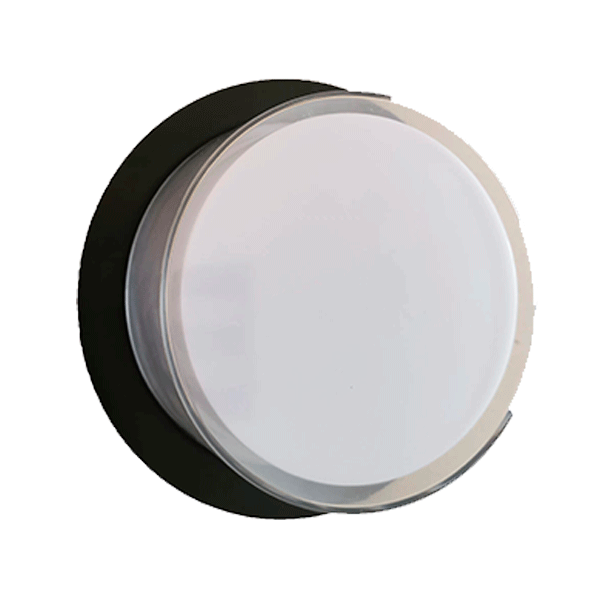 GRF342 LED WALL LAMP 12W 4000K IP44 BLACK