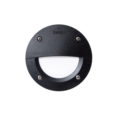Leti 100EL LED vgradna stenska svetilka 3W CCT 4000K IP55 črna – Elbrand