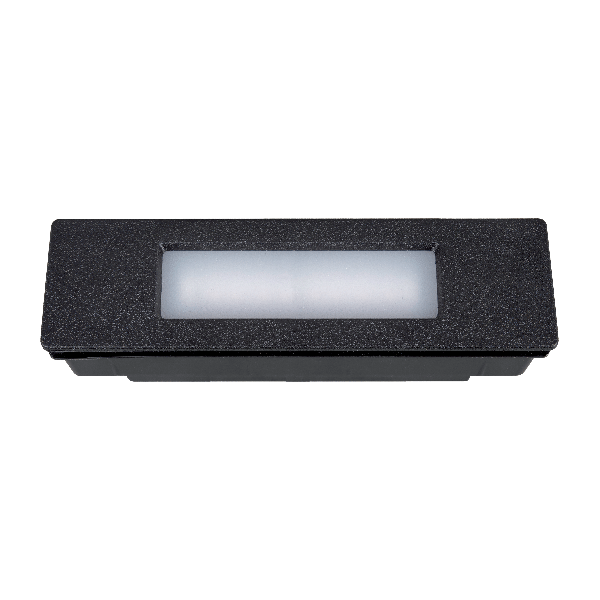 Nina LED vgradna stenska svetilka 7.5W CCT IP55 črna