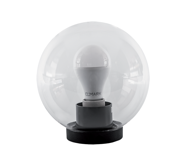 LED KROGLA PMMA PROZORNA 200 Z LED ŽARNICO A60 15W E27 230V 4000-4300K