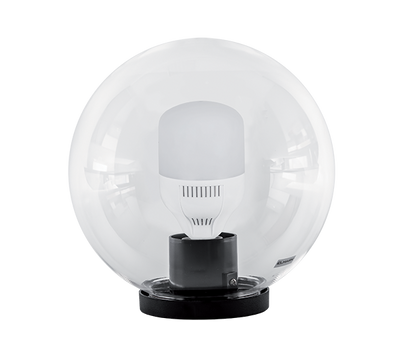 LED krogla PMMA prozorna 400 z LED žarnico 40W E27 230V 4000-4300K – Elbrand