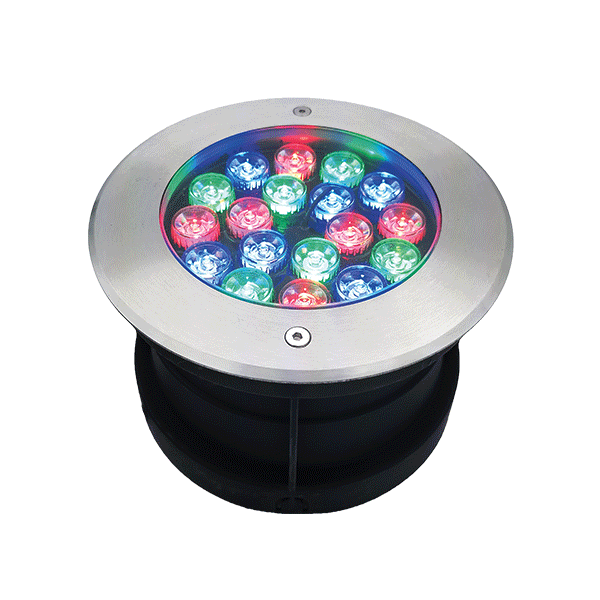 LED PODVODNA RAZSVETLJAVA 18W RGB, IP68 Z DAL