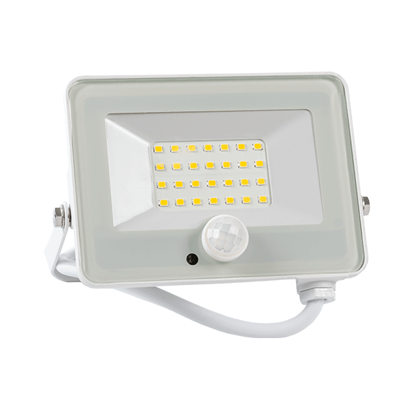 VEGA20 SLIM SMD 20W LED REFLEKTOR S SENZORJEM BELI