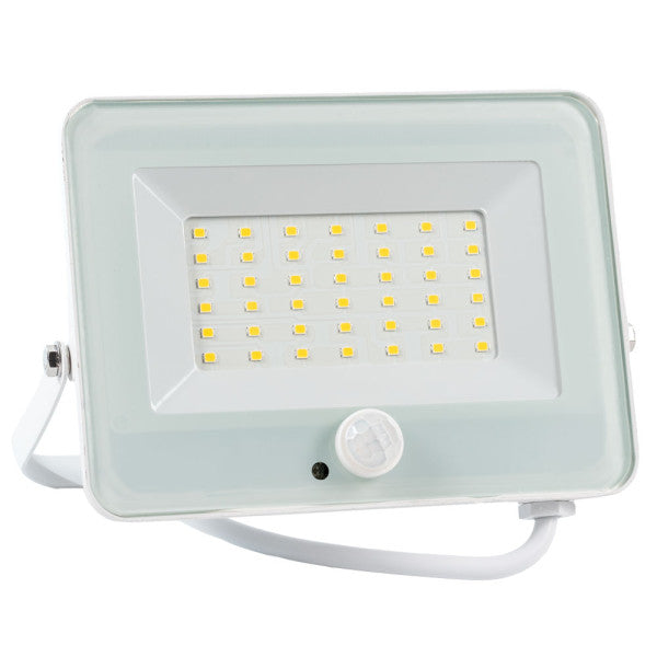 VEGA30 SLIM SMD 30W LED REFLEKTOR S SENZORJEM BELI
