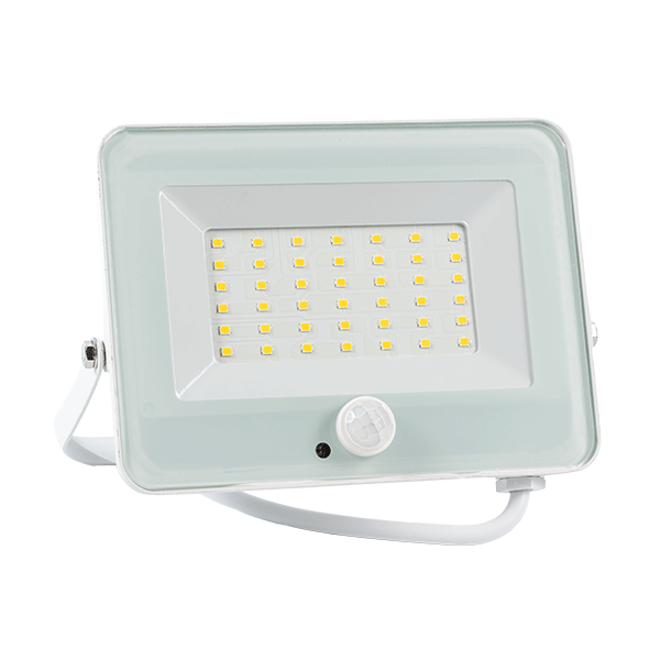 VEGA30 SLIM 30W LED REFLEKTOR S SENZORJEM 3000K BEL