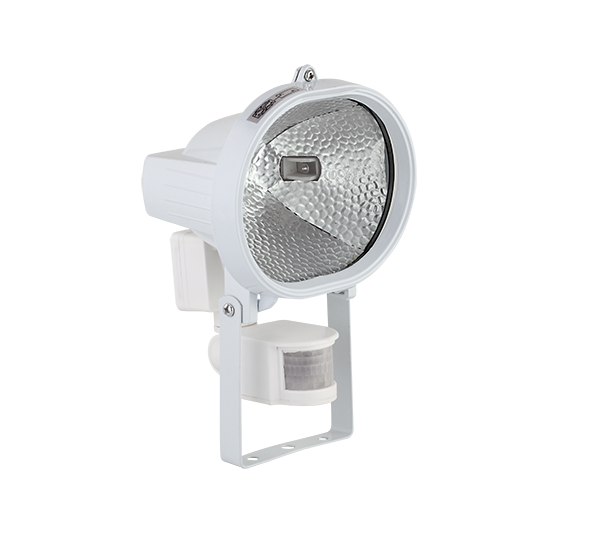 LED REFLEKTOR Z SENZOROM, &quotHALOGEN&quot TIP Z LED ŽARNICO J118 7.5W, BELI
