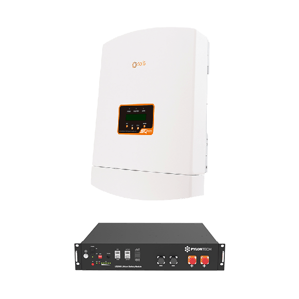 SOLARNI PRETVORNIK SOLIS-RAI-3K-48ES-5G, 3kW В KOMPLET Z BATERIJO 2.4kW