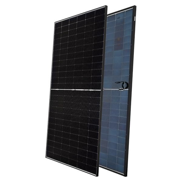 BIFACIAL HALF-CUT SOLAR PANEL N-TYPE 590W, BLACK