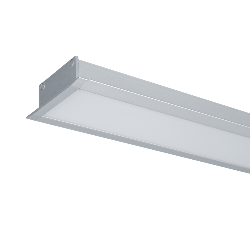 Visokozmogljivi LED profil vgradni S48 40W 4000K sivi