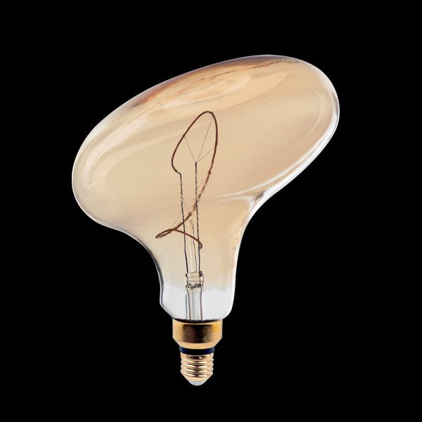 DIMABILNA VINTAGE LED ŽARNICA UFO 4W E27 2000K ZLATA