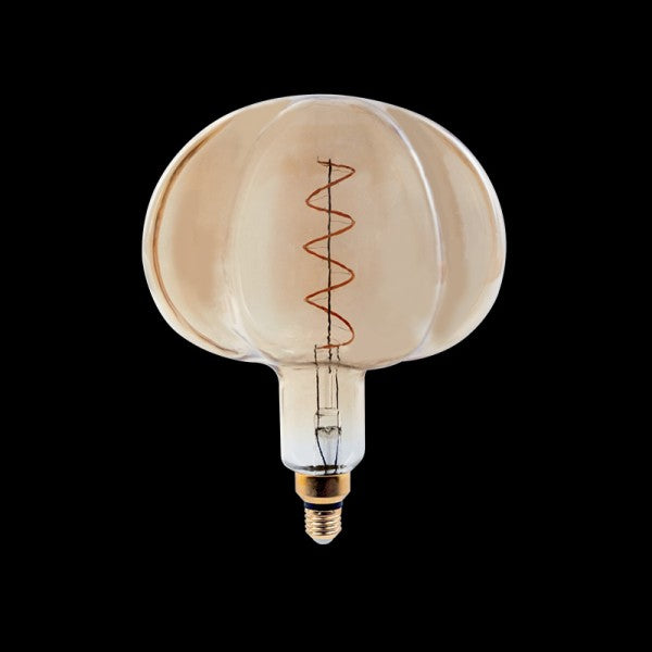 DIMABILNA VINTAGE LED ŽARNICA 8W E27 2000K D220 ZLATA