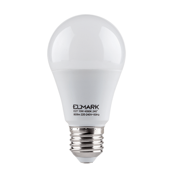 LED ŽARNICA PEAR A60 SMD2835 10W E27 230V TOPLA BELA