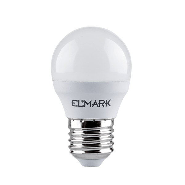 LED ŽARNICA KROGLA G45 6W E27 230V BELA