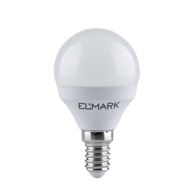 LED ŽARNICA KROGLA G45 6W E14 230V BELA