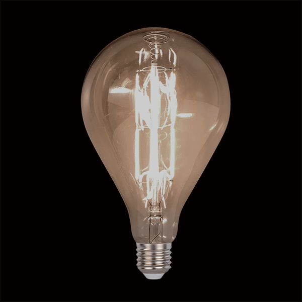 VINTAGE LED SIJALKA DIMABILNA 8W E27 D160 2800-3200K DIMLJENA