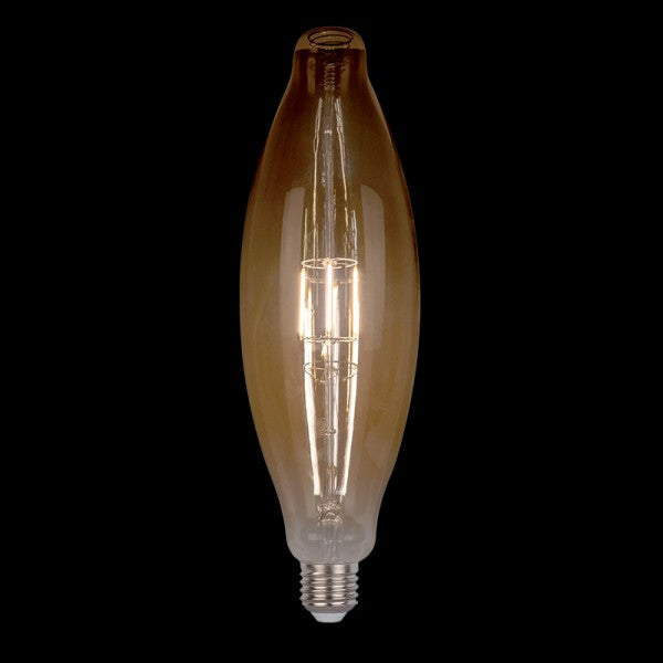 VINTAGE LED SIJALKA DIMABILNA 8W E27 2800-3200K ZLATA D:125