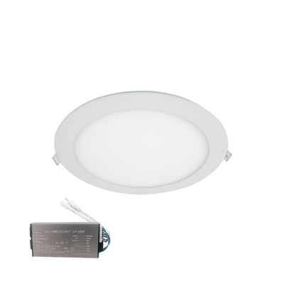 LED PANEL OKROGLI VGRADNI 18W 2700K Z ZASILNIM MODULOM