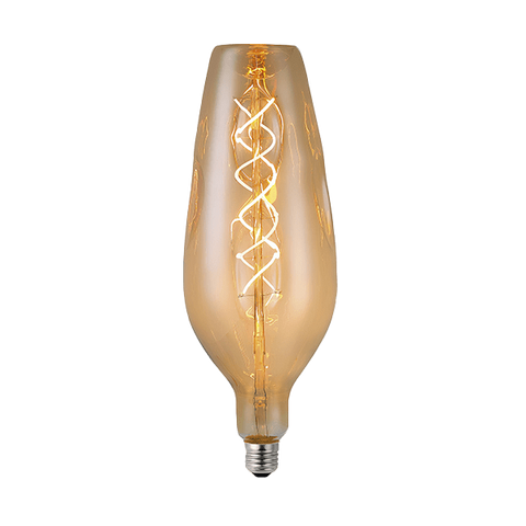 LED VINTAGE ŽARNICA ZATEMNILNA 4W E27 2200K D120 ZLATO