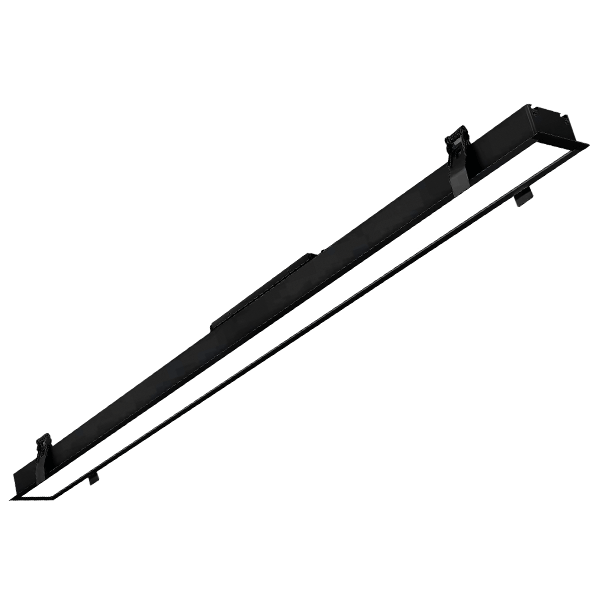 ELMARK LED PROFIL VGRADNI 1500mm 50W 4000K ČRNI