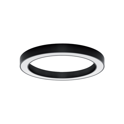 VISEČA LED SVETILKA RINGS 42W 4000K D800 ČRNA