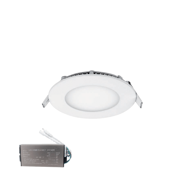 STELLAR LED PANEL OKROGLI VGRADNI 6W 4000K Z ZASILNIM MODULOM