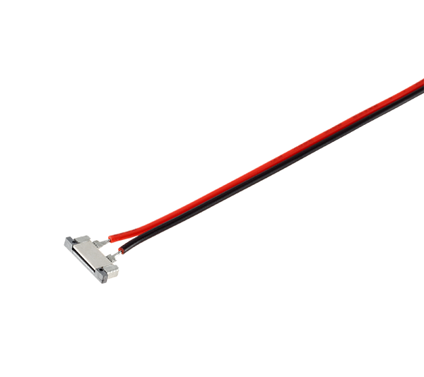 ACC021 KONEKTOR ZA 8 mm ENOBARVNI LED TRAK, 150 mm KABEL
