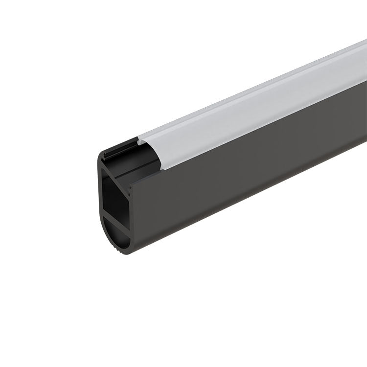 EL-27WR ALUMINIJASTA. OMARA PROFILE 2.5M, ČRNA