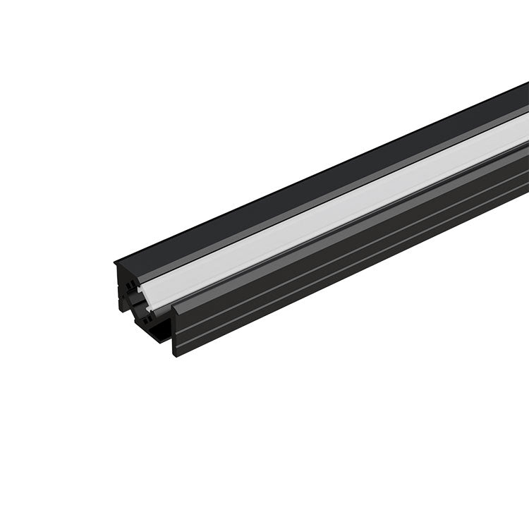 EL-82CR POLICA PROFILE FOR LED TRAK 2.5M, ČRNA