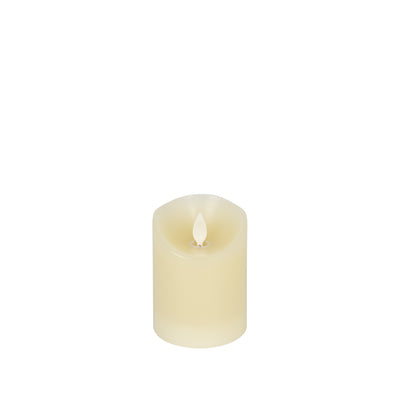 Decorative candle 6000K 100 mm 2XAA ivory