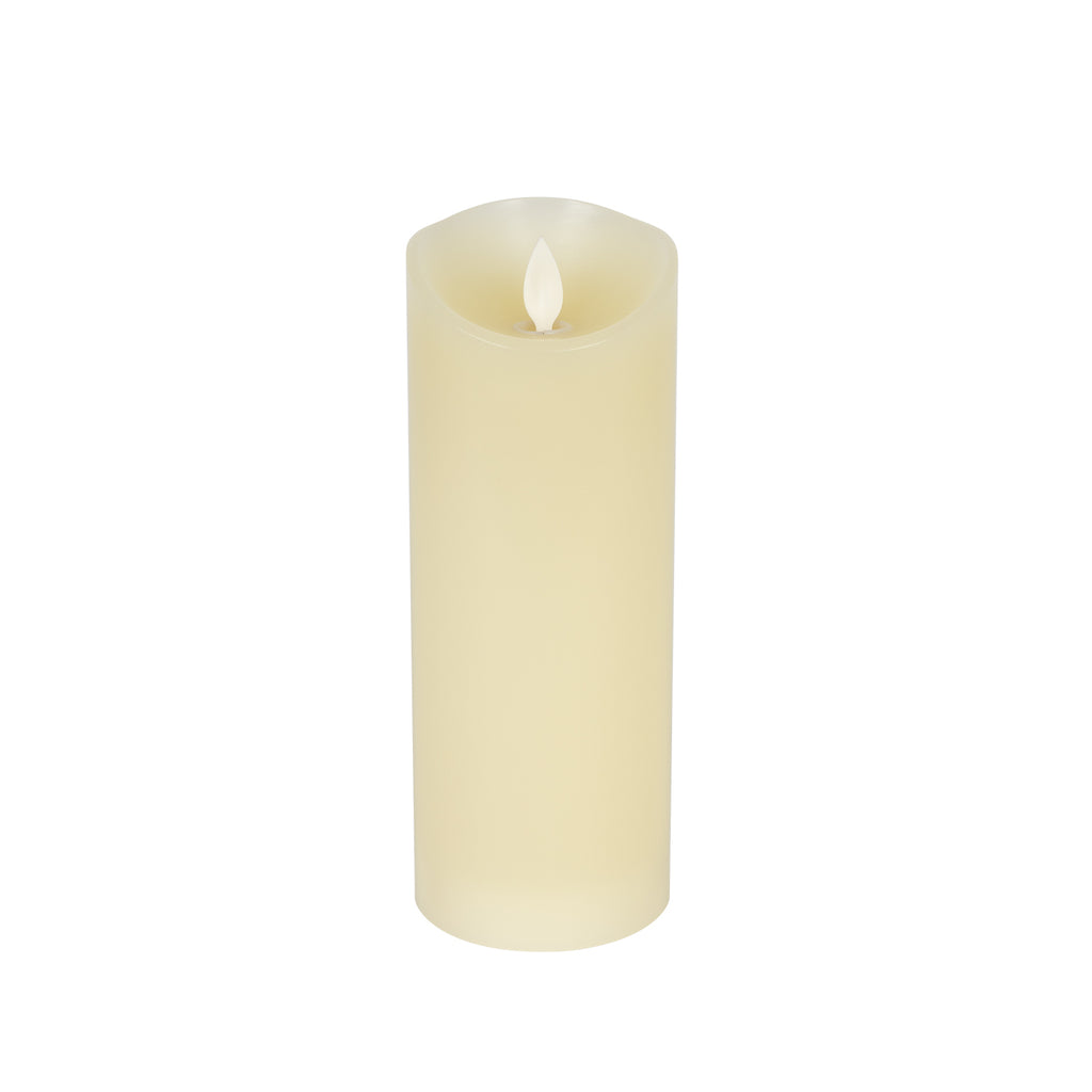 DECORATIVE CANDLE 6000K 200MM 2XAA IVORY
