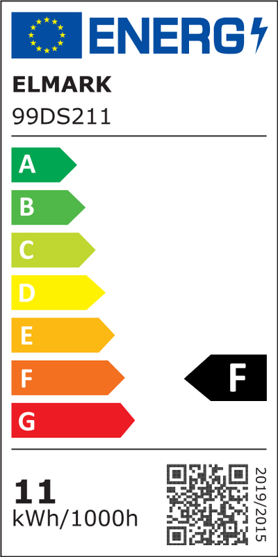 ST481B LED panel z senzor 360° 11W bela