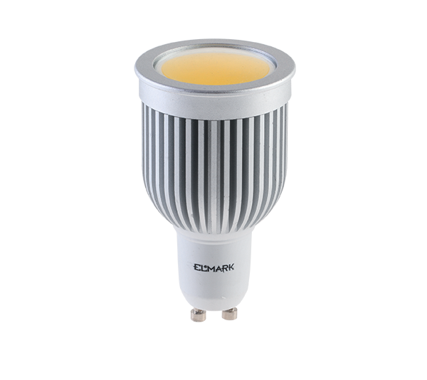 Ledcob 5W GU10 230V bela