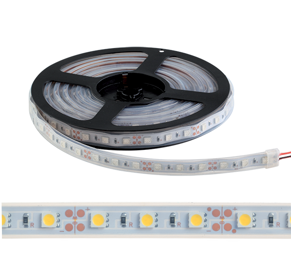 LED  TRAK  LED300 5050 12V DC IP65 60PCS/1M RDEČA