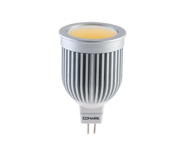 LED Žarnica ledcob 7W GU5,3 12V ac/dc bela
