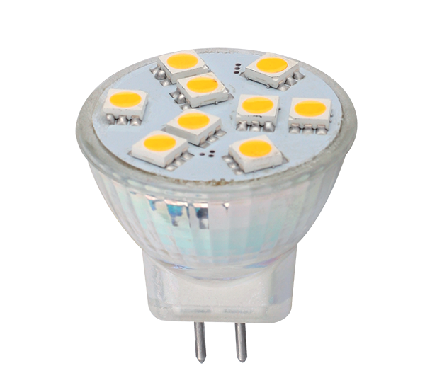 LED ŽARNICA  LEDMR11 1,5W G4 12V AC/DC TOPLA BELA