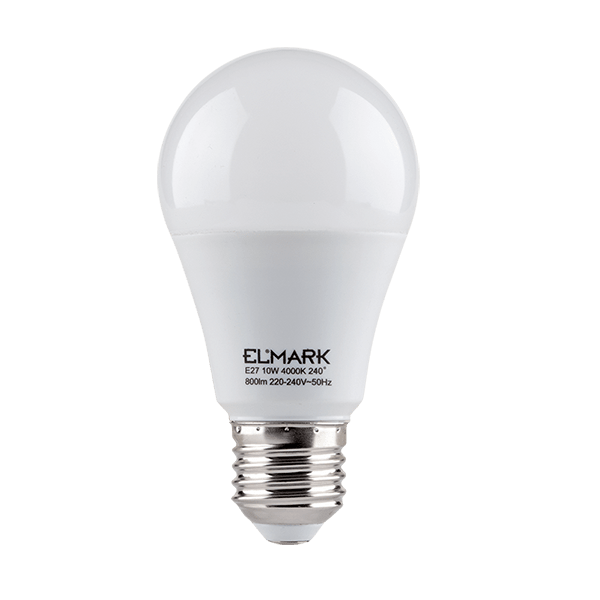 LED ŽARNICA PEAR A60 SMD2835 10W E27 230V TOPLA BELA