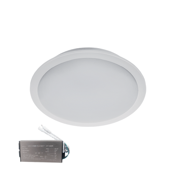 LED PANEL OKROGLI 10W 6500K IP65 Z ZASILNIM MODULOM