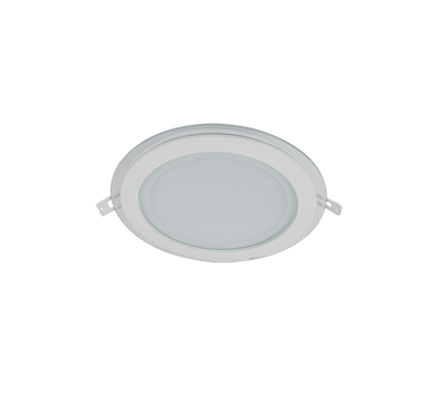 LED Stekleni panel okrogli 18W 4000K