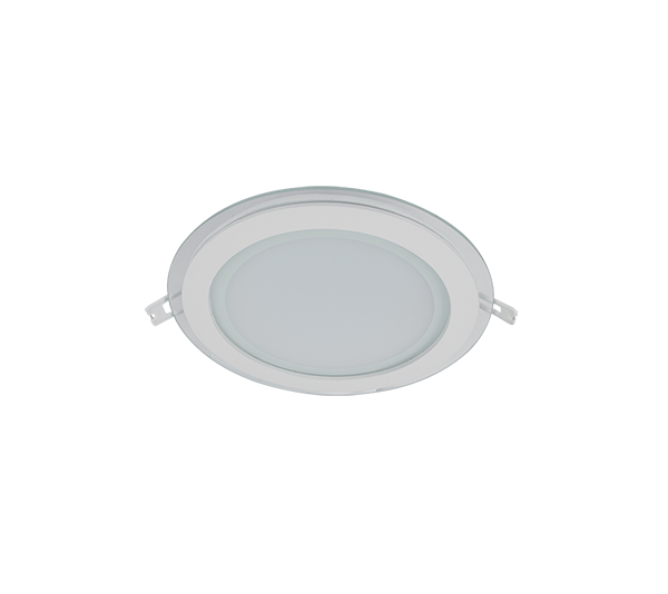 LED Stekleni panel okrogli 18W 2700K