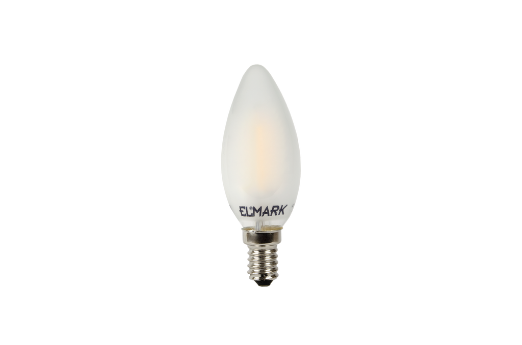 LED Žarnicacandle C35 filament 4W E14 230V 2700K dimabilna