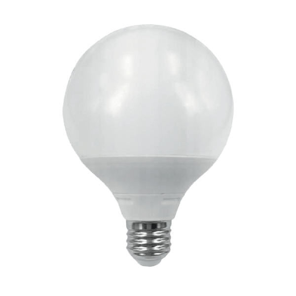LED ŽARNICA GLOBE G95 15W E27 230V TOPLA BELA