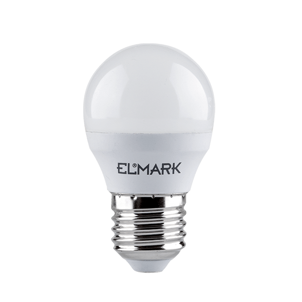 LED ŽARNICA KROGLA G45 6W E27 230V BELA