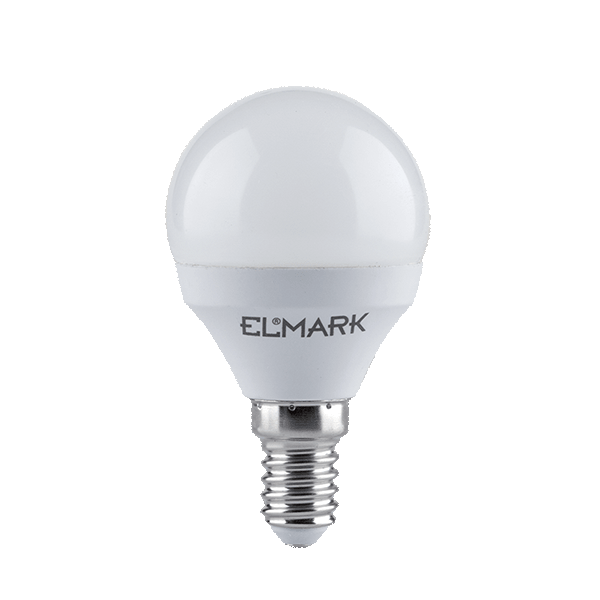 LED ŽARNICA KROGLA G45 6W E14 230V TOPLO BELA