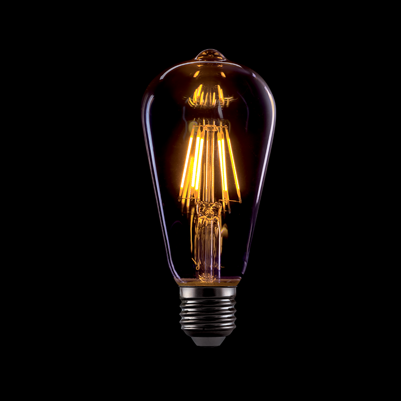 DIMABILNA VINTAGE LED ŽARNICA ST64-8W E27 2800-3200K