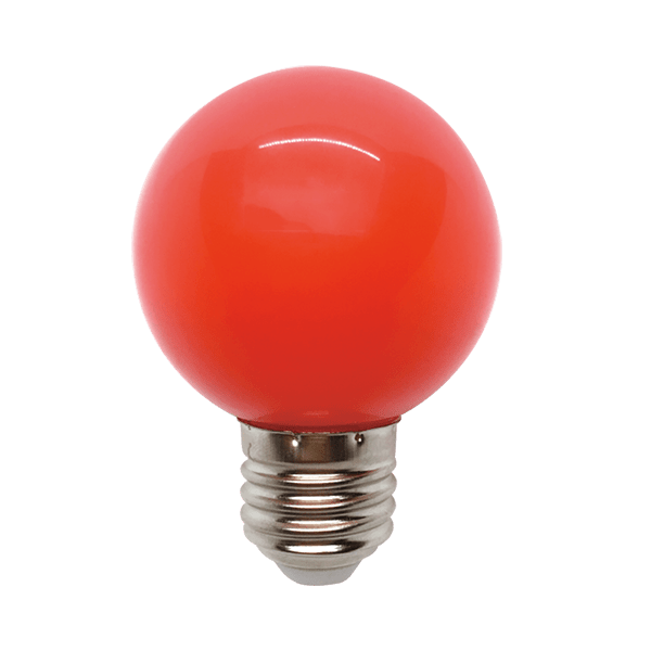 LED ŽARNICA GLOBE G60 3W E27 CRVENA