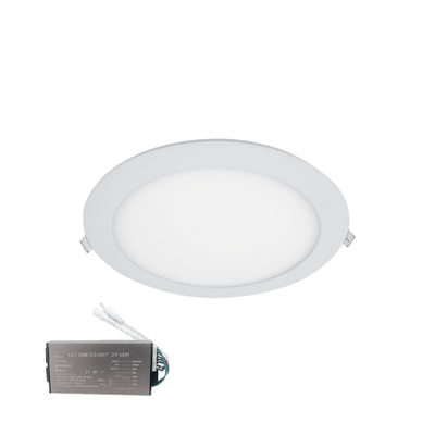 LED Panel okrogli vgradni 24W 4000K z zasilnim modulom